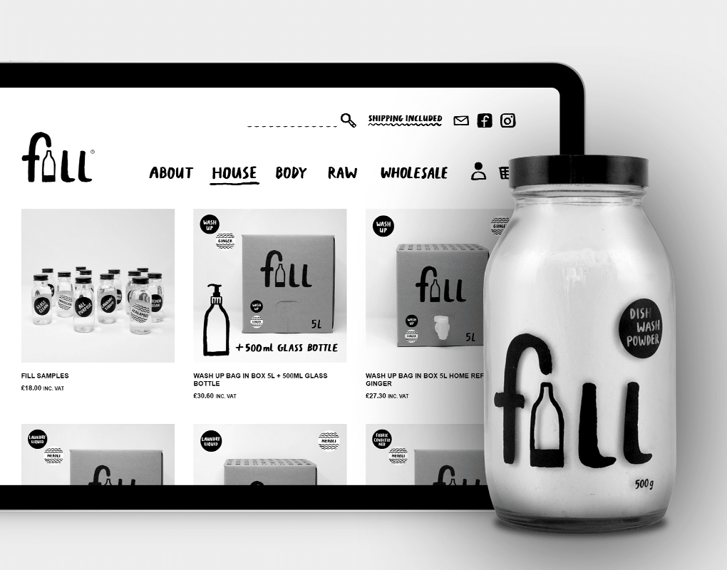 Fill Refill Co - Web Application Development - HUB London